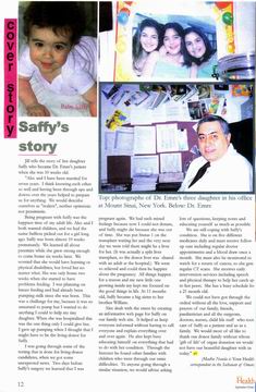 Your Health Magazine Saffy's Story